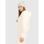 4FWarm loose fleece with hood for women 4F4FRAW25TFLEF451-11S - Image 3