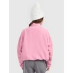 4FWarm oversize fleece with stand-up collar for girls 4F 4FJRAW25TFLEF441-54S - Image 4