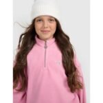 4FWarm oversize fleece with stand-up collar for girls 4F 4FJRAW25TFLEF441-54S - Image 5