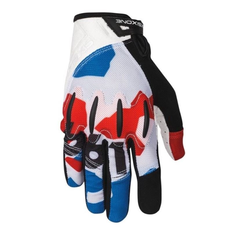 lupin-wear-ca-661-evo-ii-gloves-white-red-blue-l-1892335 661 EVO II Gloves White Red Blue L - Image 1
