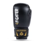 6oz Boxing Gloves for Kids - 4Fighter Black - Image 3