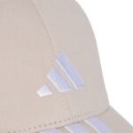 adidas 3-Stripes New Logo Baseball Cap Beige JW6036 - Image 3