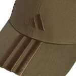 adidas 3-Stripes New Logo Baseball Cap Olive KE5878 - Image 3