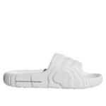 Adidas Adilette 22 Crystal White womens/mens slides with a comfortable profiled sole (HQ4672)