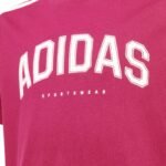 adidas Codes Collegiate Graphic Tee for kids pink KA9764 - Image 3