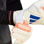 adidas Copa Glove Club goalkeeper gloves white and orange JN5339 - Image 6
