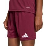 adidas Entrada 26 burgundy kids shorts JZ6527 - Image 4