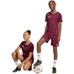 adidas Entrada 26 burgundy kids shorts JZ6527 - Image 7