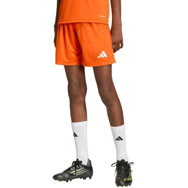 Adidas Entrada 26 childrens shorts orange JZ6529