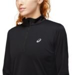 Asics Core Longsleeve 1/2 Zip Top W 2012C328-001 - Image 3