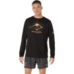 ASICS Fujitrail Logo LS Top 2011D391-001 Black L