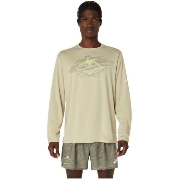 ASICS Fujitrail Logo LS Top 2011D391-300 Green L