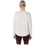 ASICS Fujitrail Logo LS Top 2012D315-100 White M - Image 2