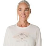 ASICS Fujitrail Logo LS Top 2012D315-100 White M - Image 3