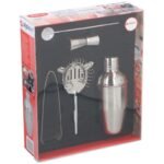 BARTENDER SET 5 PIECES DRINK SHAKER ALPINA TONGUE