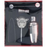 BARTENDER SET 5 PIECES DRINK SHAKER ALPINA TONGUE - Image 4