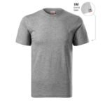 Base unisex T-shirt (dark gray melange (brand label)) - Image 2