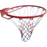 BASKETBALL RING WITH NET 43CM ENERO RED 1030807 - Image 2