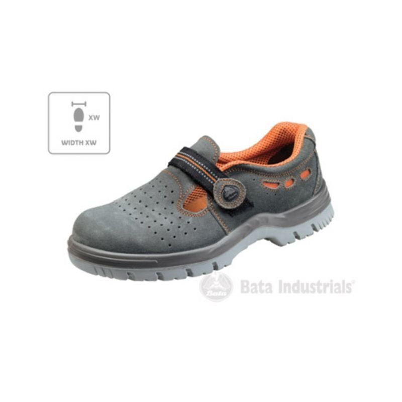 lupin-wear-ca-bata-industrials-riga-xw-u-mli-b22b3-dark-gray-sandals-909820 Bata Industrials Riga XW U MLI-B22B3 dark gray sandals - Image 1