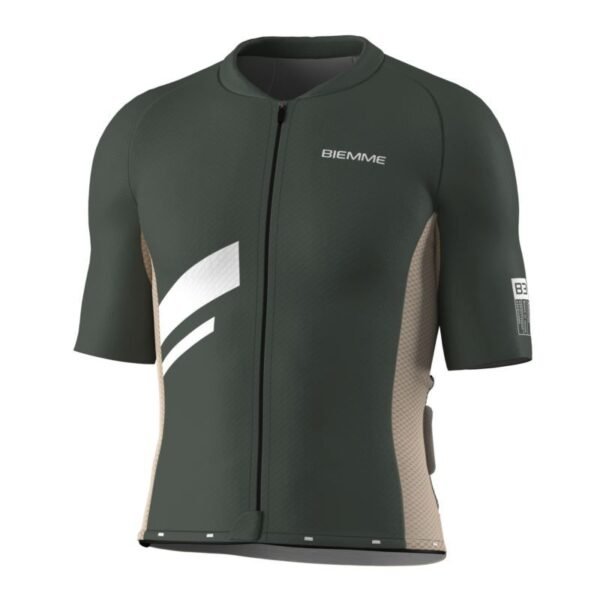 Biemme ARMONIA T-shirt, green and sand, M