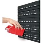 BINEER SHORT WORKSHOP BIN CONTAINER SET 10 PCS RED KISTENBERG - Image 4