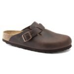Birkenstock Boston Habana Oiled Leather Regular Wide Womens/Mens Clogs (0860131)