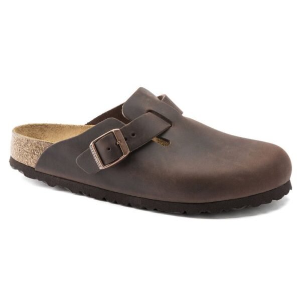 Birkenstock Boston Habana Oiled Leather Regular Wide Womens/Mens Clogs (0860131)