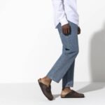 Birkenstock Boston Habana Oiled Leather Regular Wide Womens/Mens Clogs (0860131) - Image 4