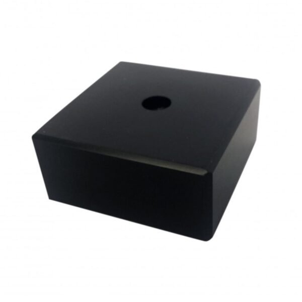 BLACK FIGURINE PEDESTAL