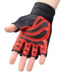 Black/Red HMS RST01 rL Gym Gloves - Image 4