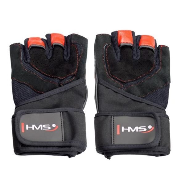 Black/Red HMS RST01 rS Gym Gloves
