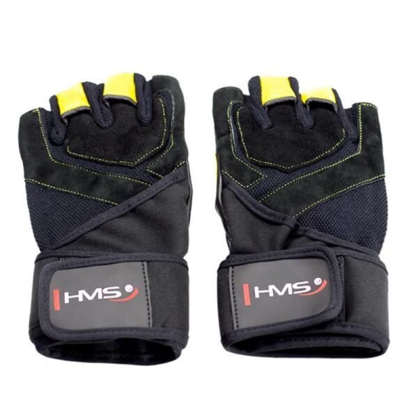 Black/Yellow HMS RST01 rM Gym Gloves