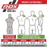BODYBUILDING LEATHER BELT RD1 RDX BLACK S - Image 5