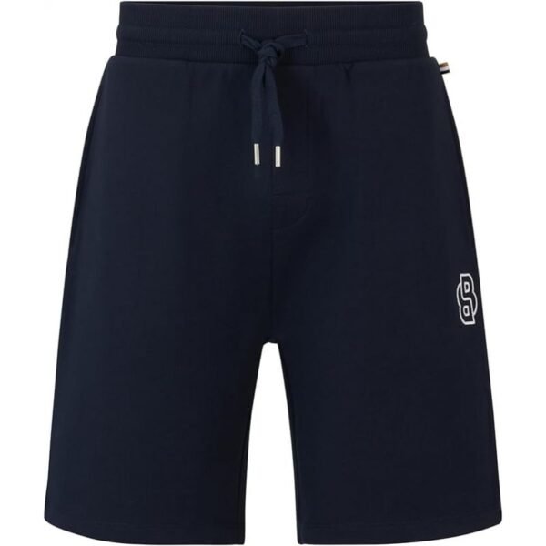 BOSS Fashion BLU mens shorts, cotton, navy blue (50515170-403)