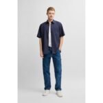 BOSS Relegant 6 short M BLU shirt (50537331-418) - Image 6