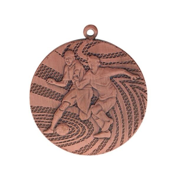 Bronze medal - football - steel medal