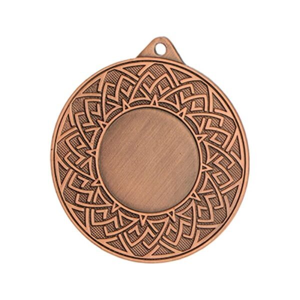 Bronze medal with space for a 25 mm emblem - steel