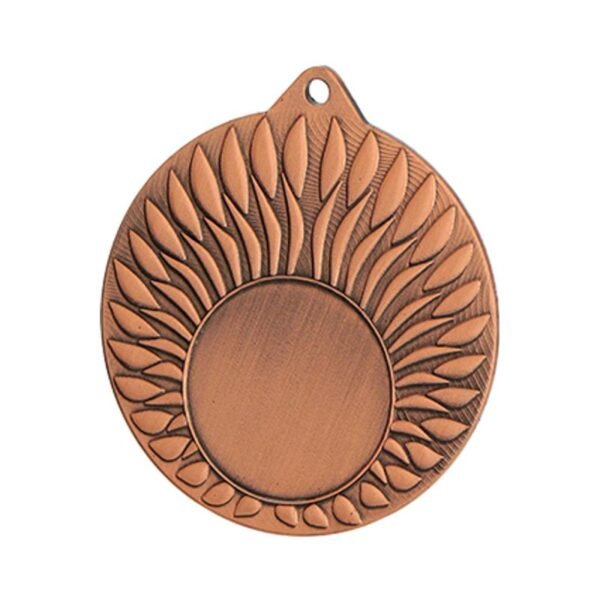 Bronze medal with space for a 25 mm emblem - steel