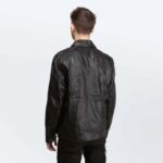 Cameleon Mens Leather Jacket Richard Black - Image 3