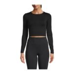 CASALL Crop Long Sleeve T-shirt black - Image 2