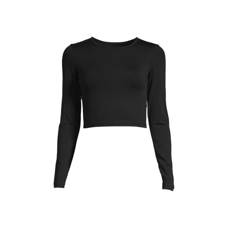 lupin-wear-ca-casall-crop-long-sleeve-t-shirt-black-1745952 CASALL Crop Long Sleeve T-shirt black - Image 1