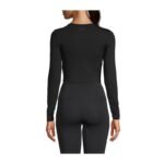 CASALL Crop Long Sleeve T-shirt black - Image 3
