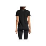 CASALL Essential Mesh Detail Tee Black - Image 4