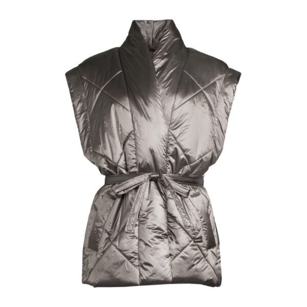 CASALL Mellow Wrap Quilt Vest Gray