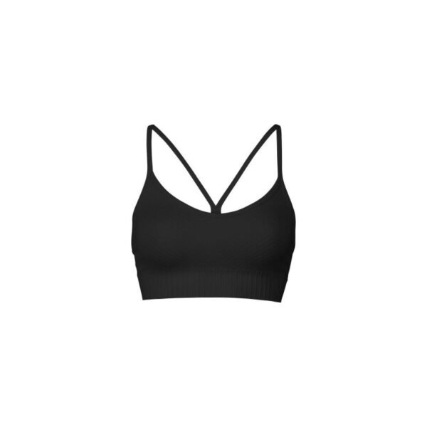 CASALL Seamless Graphical Rib Sports Top black