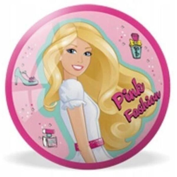 Childrens rubber ball 140mm with Barbie MONDO motif