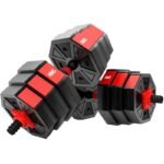Composite dumbbell HMS SGC20 20kg + barbell - Image 4