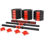 Composite dumbbell HMS SGC20 20kg + barbell - Image 6