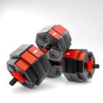 Composite dumbbell HMS SGC30 30kg + barbell - Image 3