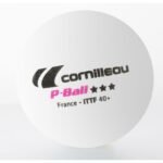 Cornilleau P-BALL ITTF table tennis balls white 3 pcs. - Image 2